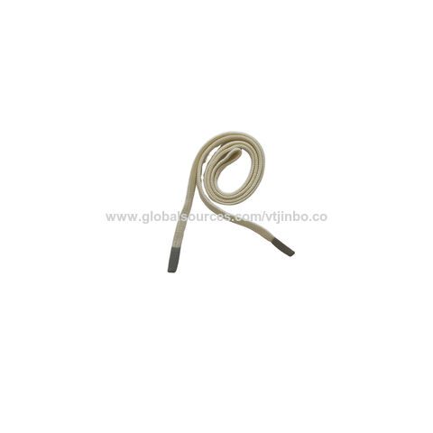 Trademarked Dripping Flat Rope Braided Belt Casual Sweatshirt with Waistband Rope Drawstring Elastic