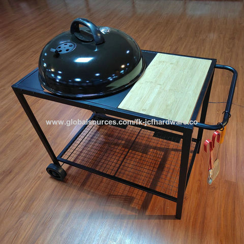 Portable Charcoal BBQ Grill with I